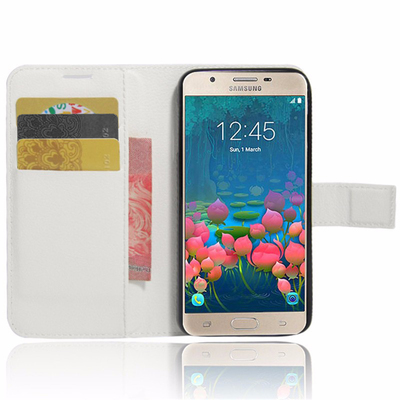 CaseUp Samsung Galaxy J5 Prime Cüzdanlı Suni Deri Kılıf Beyaz