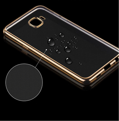 CaseUp Samsung Galaxy J5 Prime Lazer Kesim Silikon Kılıf Gold