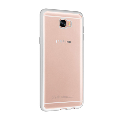 CaseUp Samsung Galaxy J5 Prime Lazer Kesim Silikon Kılıf Gümüş