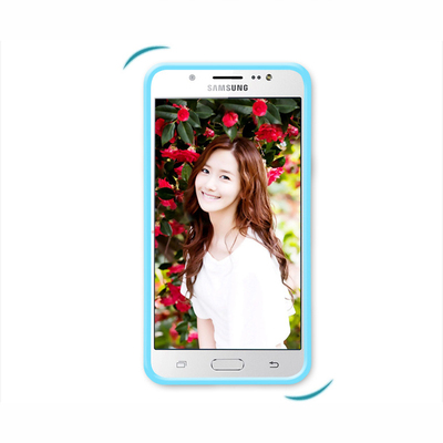 CaseUp Samsung Galaxy J7 2016 Kılıf Transparent Soft Mavi