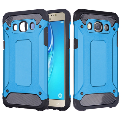 Caseup Samsung Galaxy J7 2016 Kılıf Tank Mavi