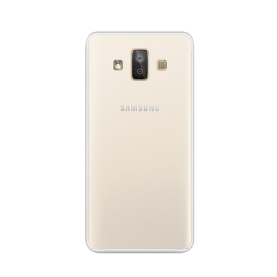 Caseup Samsung Galaxy J7 Duo Kılıf Transparent Soft Beyaz