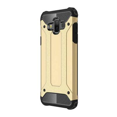 Caseup Samsung Galaxy J7 Duo Kılıf Tank Gold