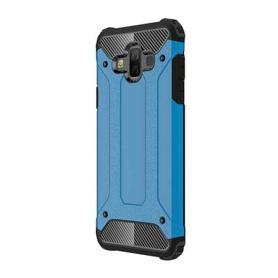 Caseup Samsung Galaxy J7 Duo Kılıf Tank Mavi