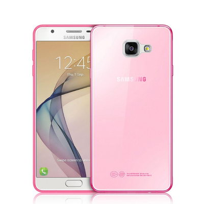 CaseUp Samsung Galaxy J7 Prime Kılıf Transparent Soft Pembe