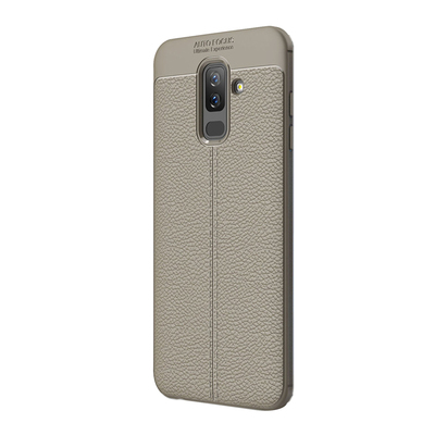 CaseUp Samsung Galaxy J8 Kılıf Niss Silikon Gri
