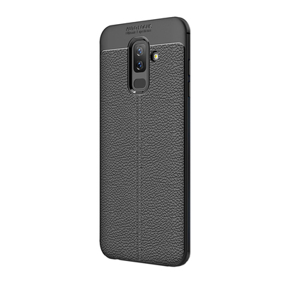 CaseUp Samsung Galaxy J8 Kılıf Niss Silikon Siyah
