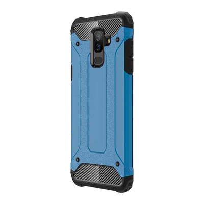 Caseup Samsung Galaxy J8 Kılıf Tank Mavi