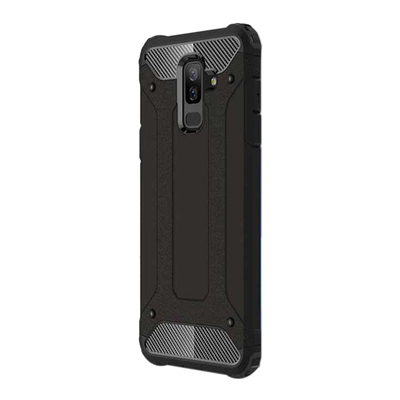 Caseup Samsung Galaxy J8 Kılıf Tank Siyah