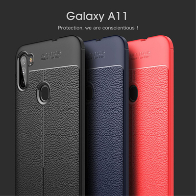 CaseUp Samsung Galaxy M11 Kılıf Niss Silikon Kırmızı