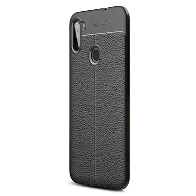 CaseUp Samsung Galaxy M11 Kılıf Niss Silikon Siyah