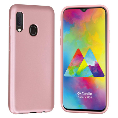 CaseUp Samsung Galaxy M20 Kılıf Matte Surface Rose Gold