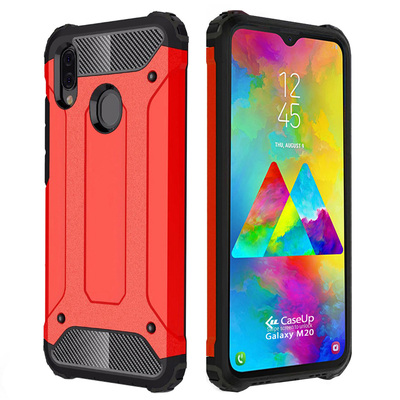 CaseUp Samsung Galaxy M20 Kılıf Tank Kırmızı