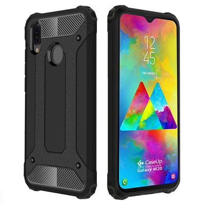 CaseUp Samsung Galaxy M20 Kılıf Tank Siyah