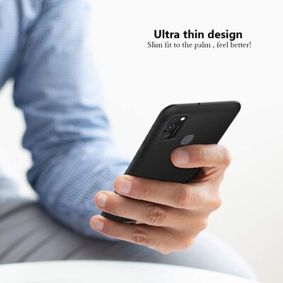 CaseUp Samsung Galaxy M21 Kılıf Matte Surface Siyah