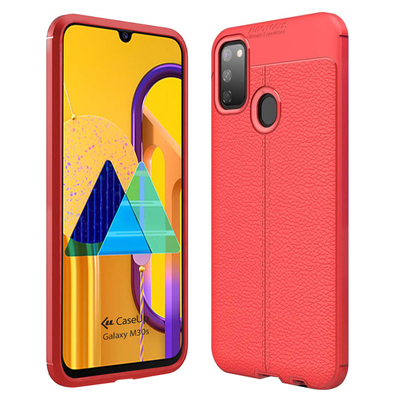 CaseUp Samsung Galaxy M30s Kılıf Niss Silikon Kırmızı