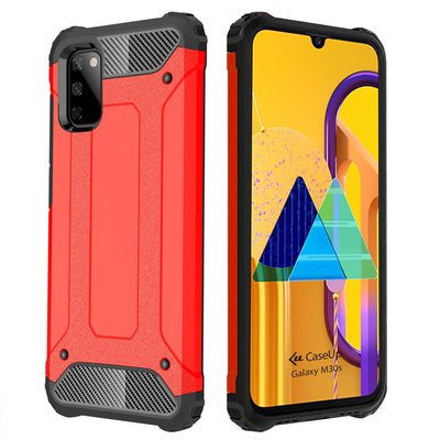 CaseUp Samsung Galaxy M30s Kılıf Tank Kırmızı