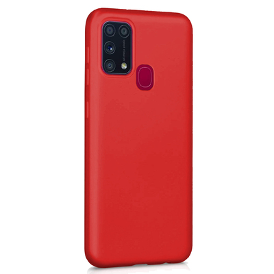 CaseUp Samsung Galaxy M31 Kılıf Matte Surface Kırmızı