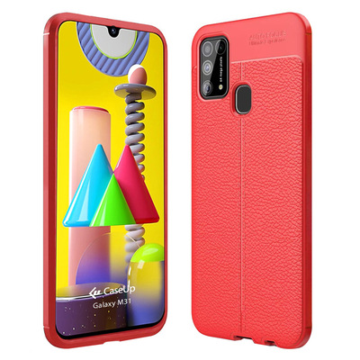 CaseUp Samsung Galaxy M31 Kılıf Niss Silikon Kırmızı