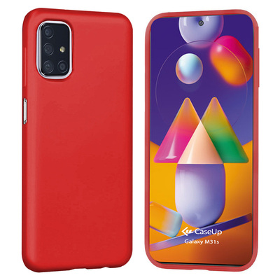CaseUp Samsung Galaxy M31s Kılıf Matte Surface Kırmızı