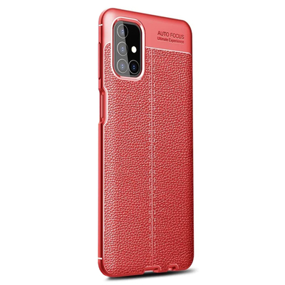CaseUp Samsung Galaxy M31s Kılıf Niss Silikon Kırmızı