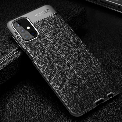 CaseUp Samsung Galaxy M31s Kılıf Niss Silikon Siyah