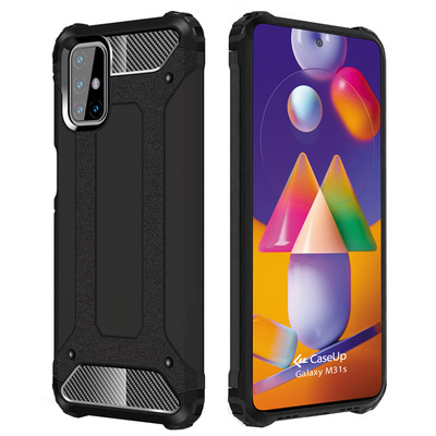 CaseUp Samsung Galaxy M31s Kılıf Tank Siyah