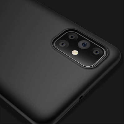 CaseUp Samsung Galaxy M51 Kılıf Matte Surface Siyah