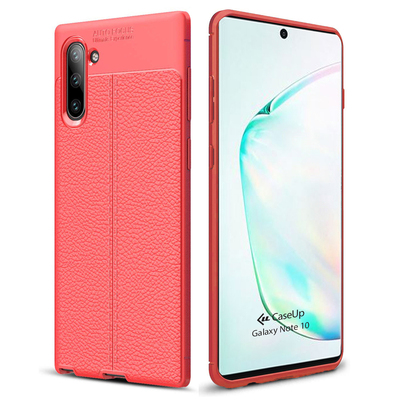 CaseUp Samsung Galaxy Note 10 Kılıf Niss Silikon Kırmızı
