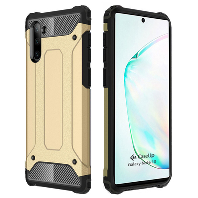 CaseUp Samsung Galaxy Note 10 Kılıf Tank Gold