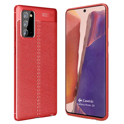 CaseUp Samsung Galaxy Note 20 Kılıf Niss Silikon Kırmızı