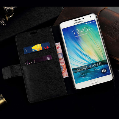 CaseUp Samsung Galaxy Note 5 Cüzdanlı Suni Deri Kılıf Siyah
