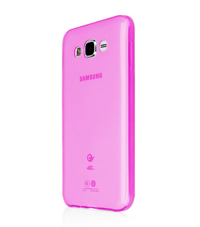 CaseUp Samsung Galaxy ON5 Kılıf Transparent Soft Pembe