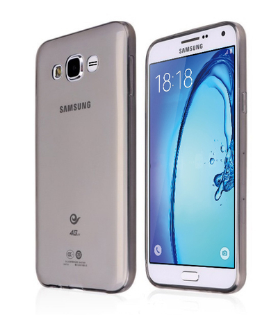 CaseUp Samsung Galaxy ON5 Kılıf Transparent Soft Siyah