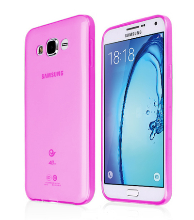 CaseUp Samsung Galaxy ON7 Kılıf Transparent Soft Pembe