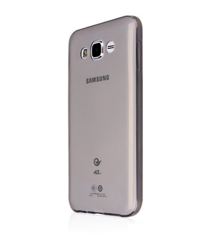 CaseUp Samsung Galaxy ON7 Kılıf Transparent Soft Siyah