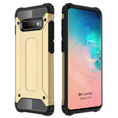 CaseUp Samsung Galaxy S10 Kılıf Tank Gold