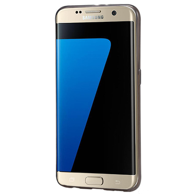CaseUp Samsung Galaxy S7 Edge Kılıf Transparent Soft Siyah