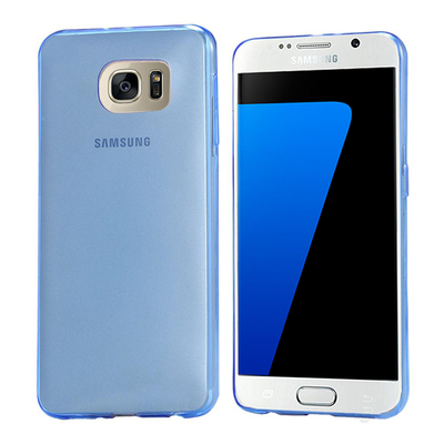 CaseUp Samsung Galaxy S7 Kılıf Transparent Soft Mavi