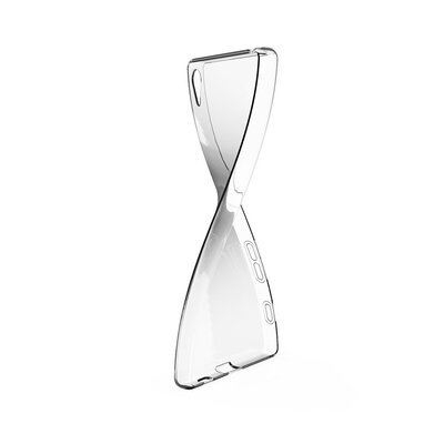 CaseUp Sony Xperia E5 Kılıf Transparent Soft Beyaz
