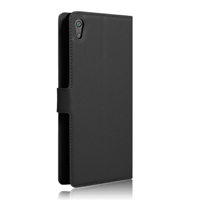 CaseUp Sony Xperia XA Cüzdanlı Suni Deri Kılıf Siyah