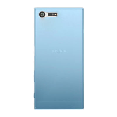 CaseUp Sony Xperia Xz Premium Kılıf Transparent Soft Mavi