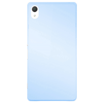 CaseUp Sony Xperia Z3 Kılıf Transparent Soft Mavi
