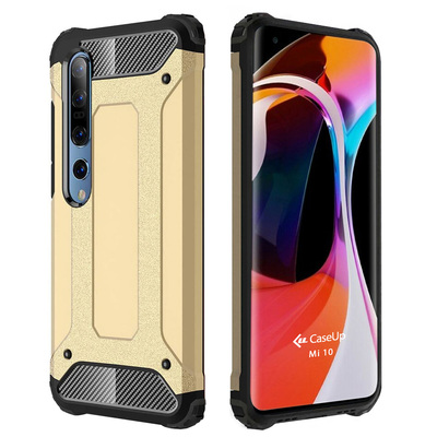 CaseUp Xiaomi Mi 10 Kılıf Tank Gold