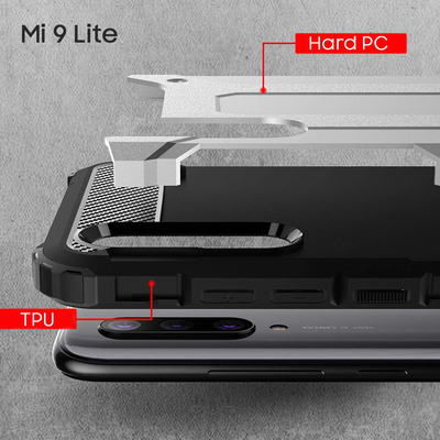 CaseUp Xiaomi Mi 9 Lite Kılıf Tank Gold