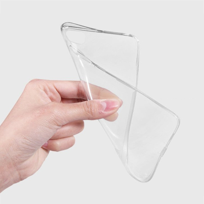 Caseup Xiaomi Mi Max Kılıf Transparent Soft Pembe