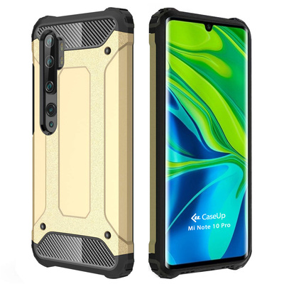 CaseUp Xiaomi Mi Note 10 Pro Kılıf Tank Gold