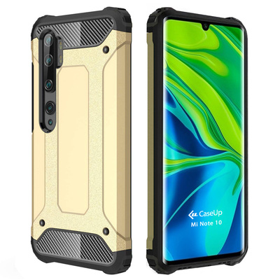 CaseUp Xiaomi Mi Note 10 Kılıf Tank Gold