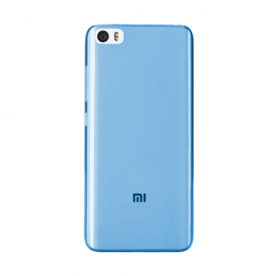 Caseup Xiaomi Mi5 Prime Kılıf Transparent Soft Mavi
