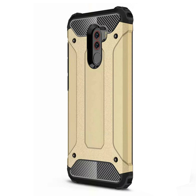 CaseUp Xiaomi Pocophone F1 Kılıf Tank Gold